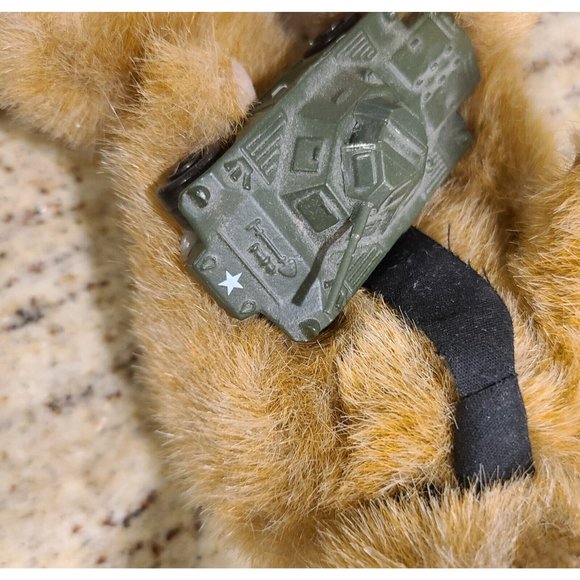 1992 TY inc Bear Miltary Hat and Matchbox Army Tank about 7" - Picture 5 of 12